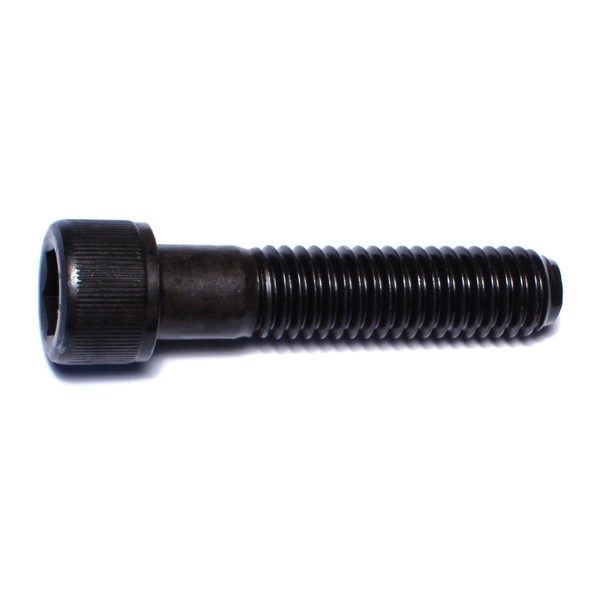 Midwest Fastener 7/16"-14 Socket Head Cap Screw, Plain Steel, 2 in Length, 4 PK 37121